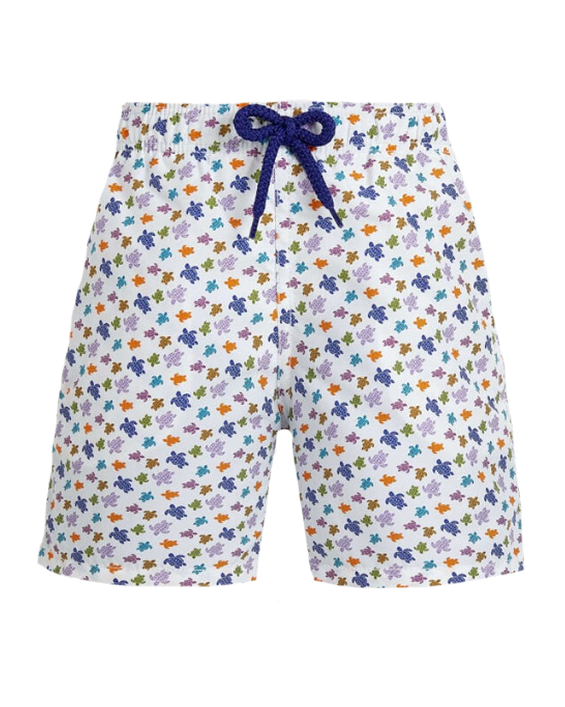 
  
    Vilebrequin
  
 Boys White Micro Turtle Swim Shorts