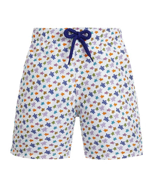 
  
    Vilebrequin
  
 Boys White Micro Turtle Swim Shorts