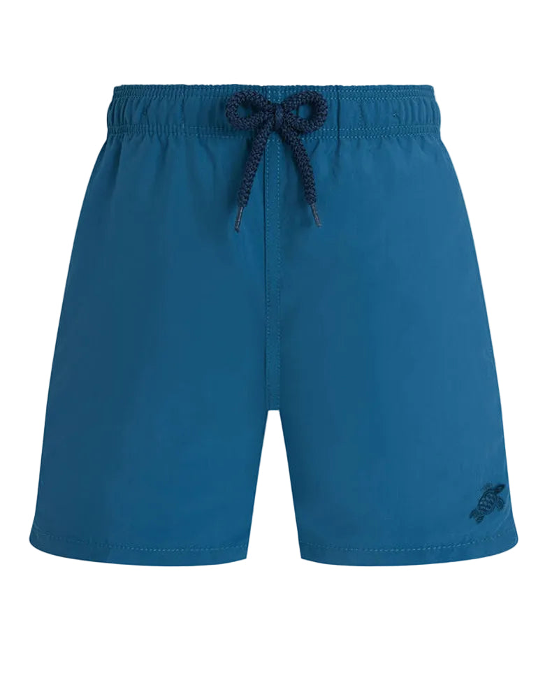 
  
    Vilebrequin
  
 Boys Blue Water Reactive Micro Turtle Swim Shorts