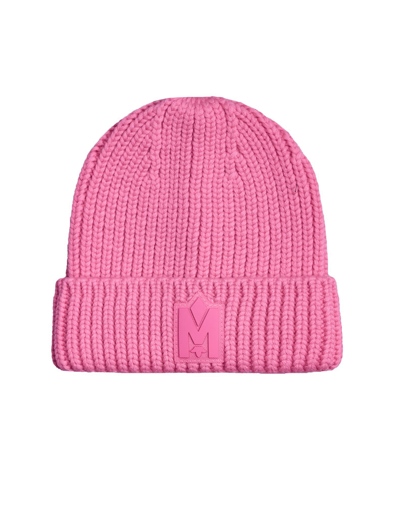 Girls Bright Pink Jude KZ Knit Hat