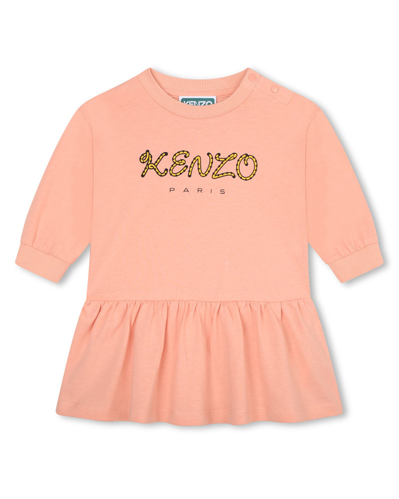 Baby Girls Pink Logo Sweater Dress