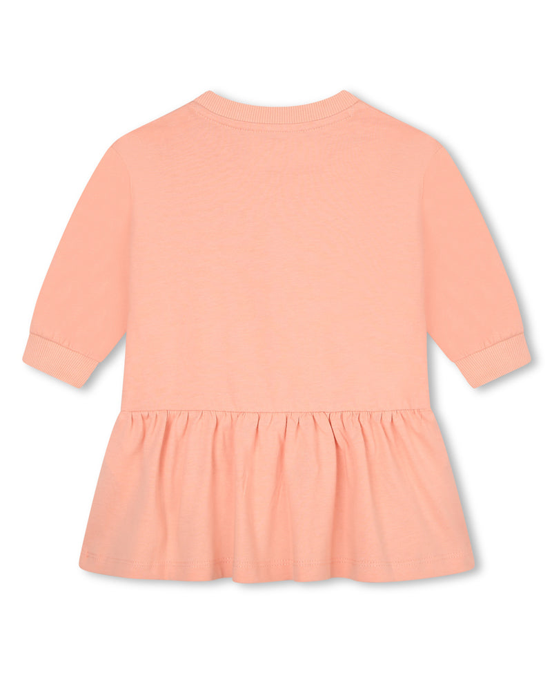 Baby Girls Pink Logo Sweater Dress