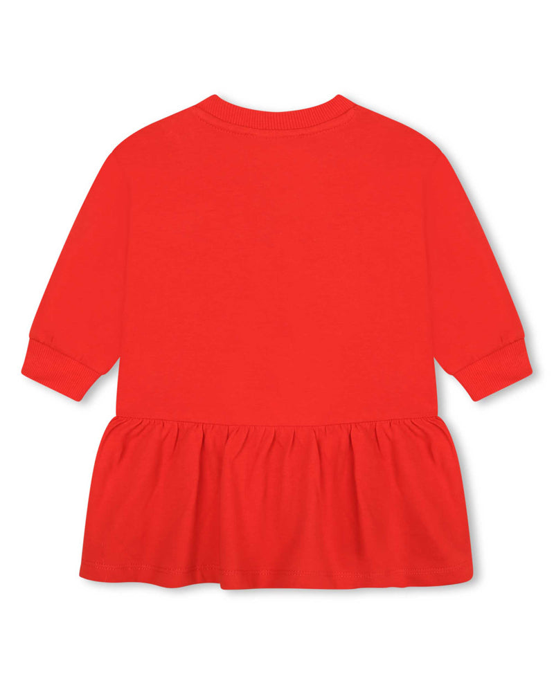 Baby Girls Red Logo Sweater Dress