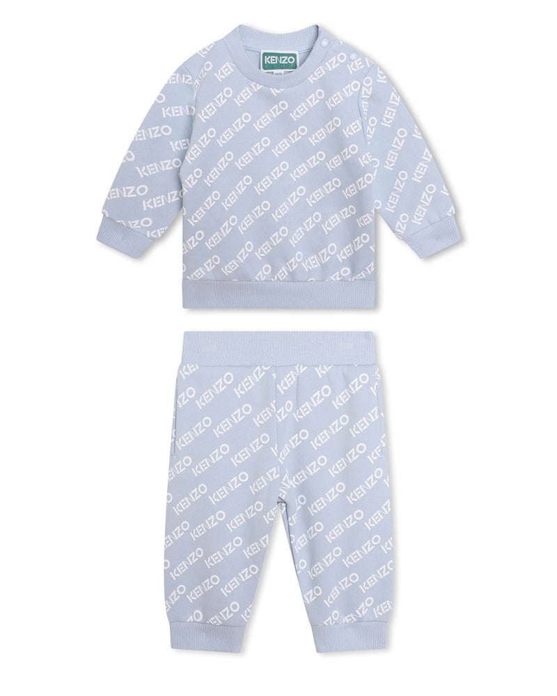 Baby Boys Blue Logo Tracksuit