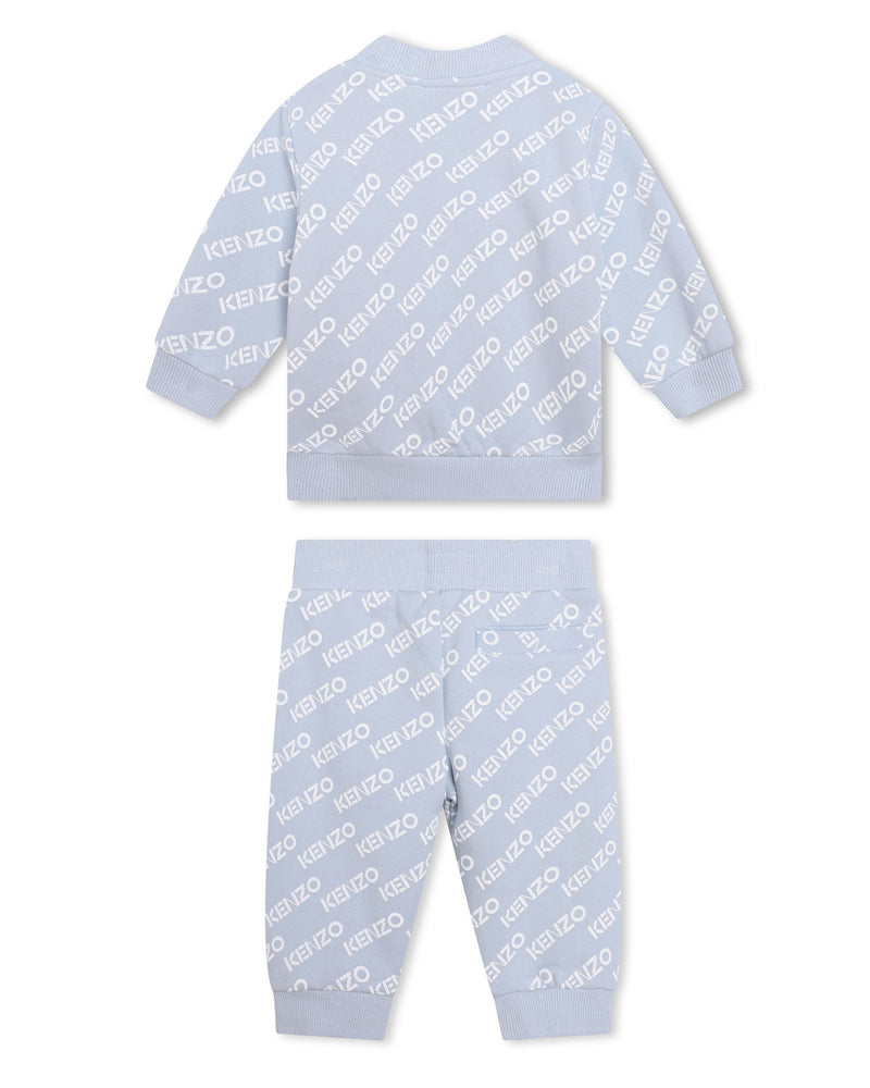 Baby Boys Blue Logo Tracksuit