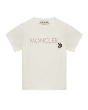 
  
    Moncler
  
    Enfant
  
 Baby Girls Ivory Logo T-Shirt