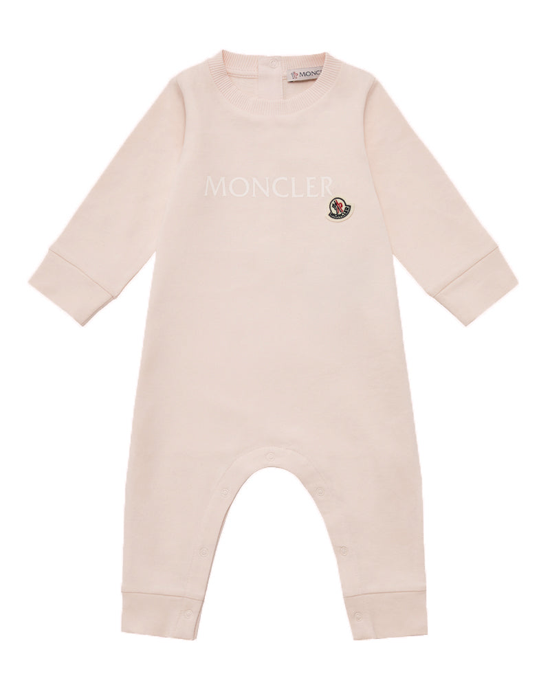
  
    Moncler
  
    Enfant
  
 Baby Girls Pink Logo Romper