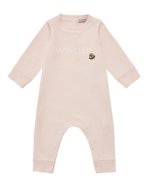 
  
    Moncler
  
    Enfant
  
 Baby Girls Pink Logo Romper