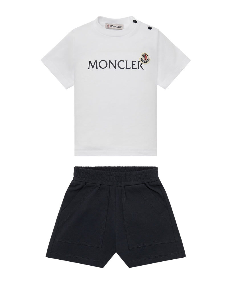 
  
    Moncler
  
    Enfant
  
 Baby Boys White T & Short Set