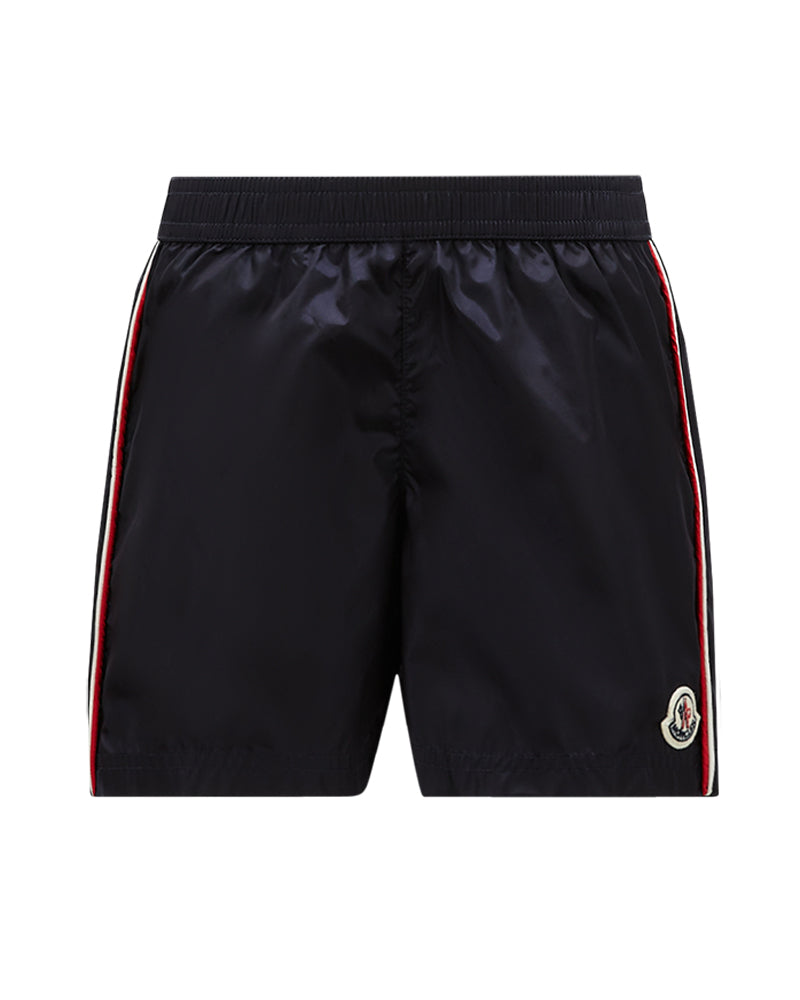 Boys Navy Logo Swim Shorts