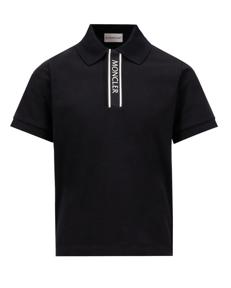 Boys Navy Cotton Polo