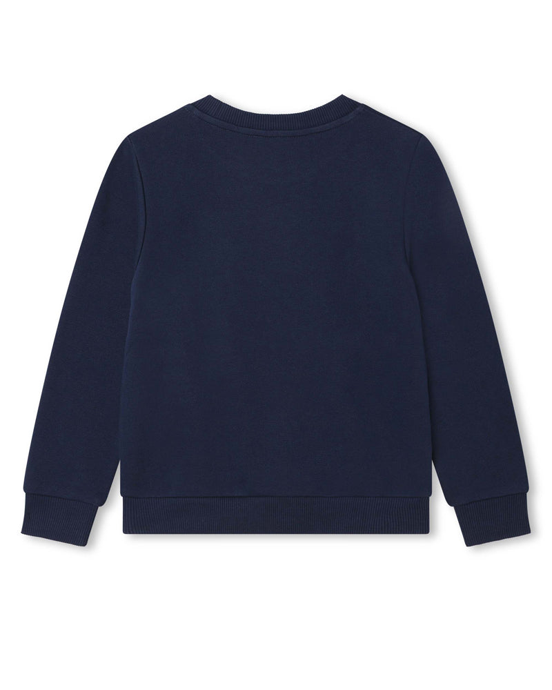 Boys Navy Logo Sweatshirt