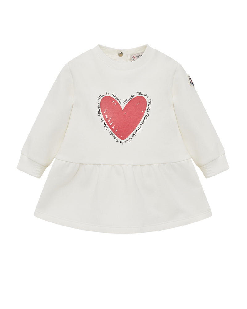 Baby Girls Ivory Heart Dress