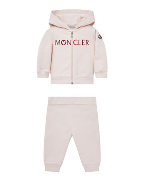 
  
    Moncler
  
    Enfant
  
 Baby Girls Pink Logo Tracksuit