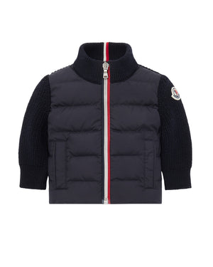 
  
    Moncler
  
    Enfant
  
 Baby Boys Navy Down Cardigan
