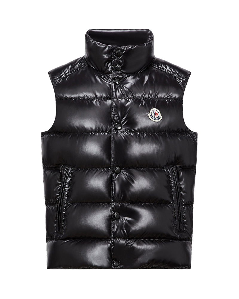 Boys Black Tib Vest