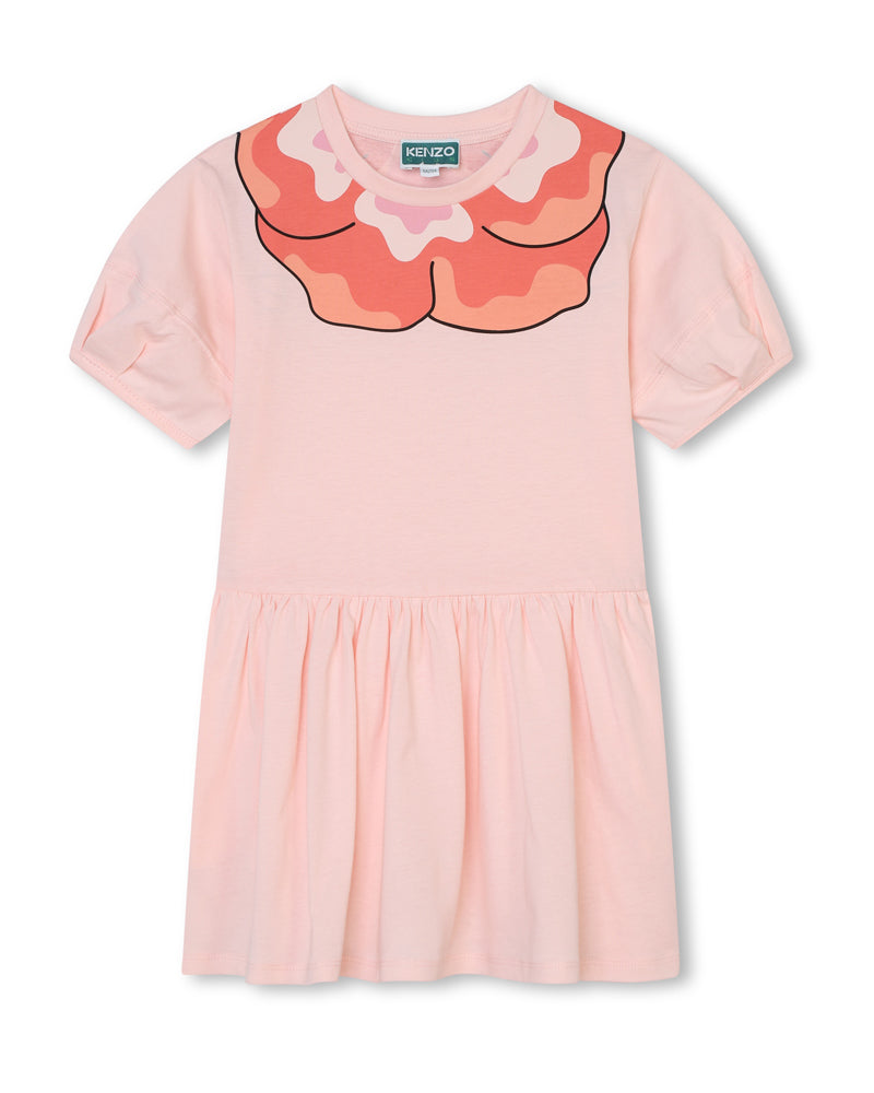 Kenzo Kids Girls Pink Dress