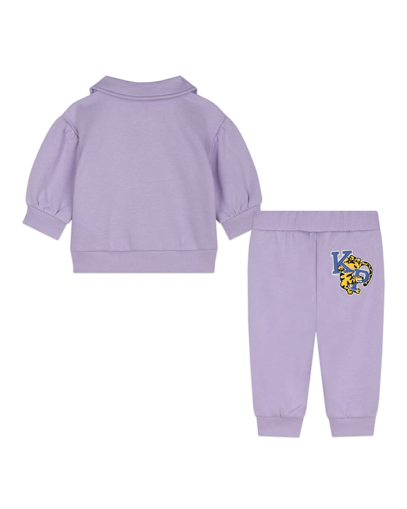 Baby Girls Lilac Tracksuit