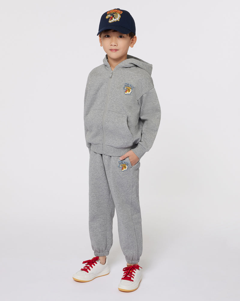 Boys Grey Tiger Tracksuit