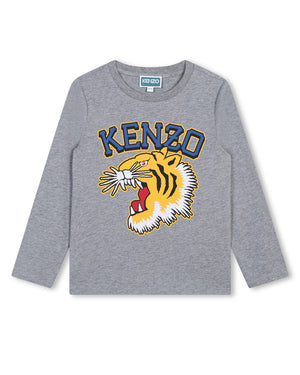 
  
    Kenzo
  
    Kids
  
 Boys Grey Varsity Tiger Top