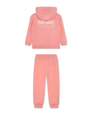 
  
    Kenzo
  
    Kids
  
 Girls Pink Hooded Tracksuit