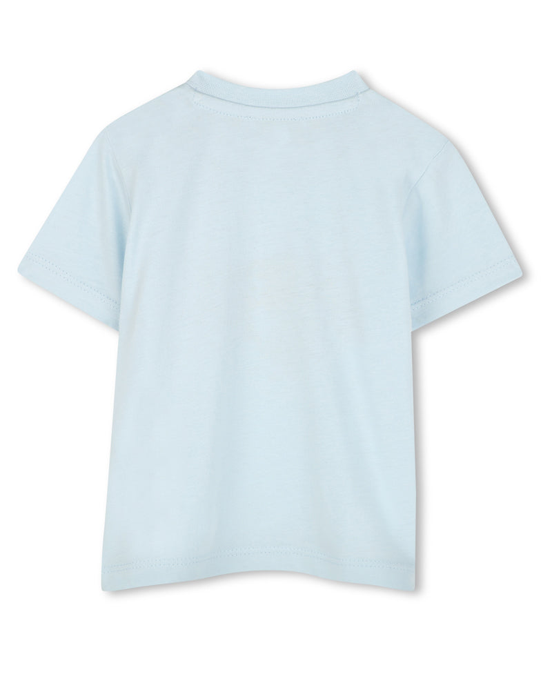 Baby Blue Tiger Logo T-Shirt