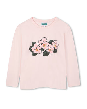 
  
    Kenzo
  
    Kids
  
 Girls Pink Graphic Floral Top