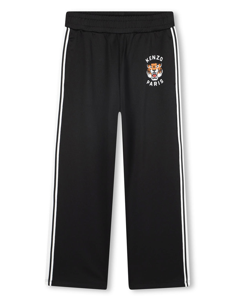 Boys Black Track Pants