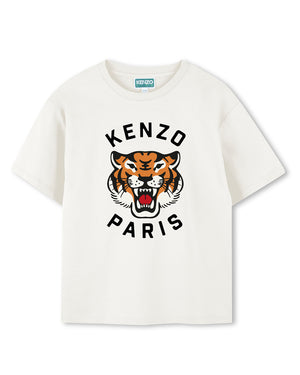 
  
    Kenzo
  
    Kids
  
 Ivory Tiger Logo T-Shirt