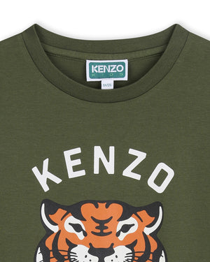 
  
    Kenzo
  
    Kids
  
 Boys Green Tiger T-Shirt