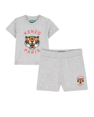
  
    Kenzo
  
    Kids
  
 Baby Boys Grey Tiger T & Short Set