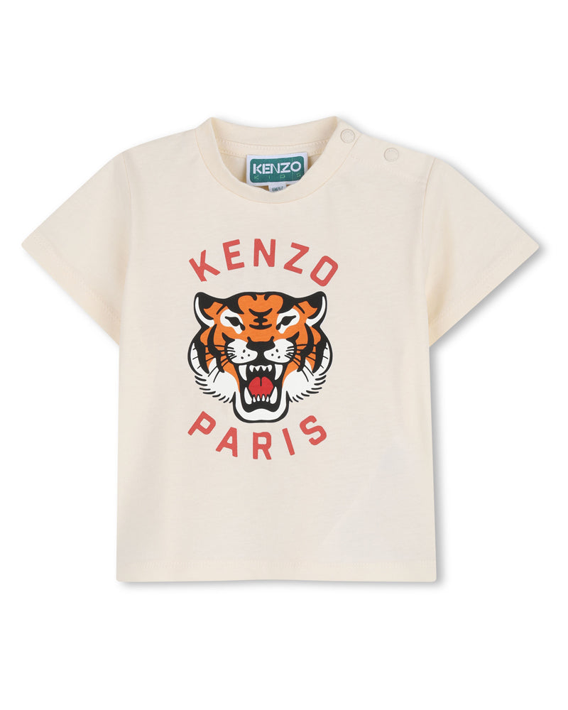 
  
    Kenzo
  
    Kids
  
 Baby Boys Beige Tiger T-Shirt