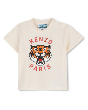 
  
    Kenzo
  
    Kids
  
 Baby Boys Beige Tiger T-Shirt