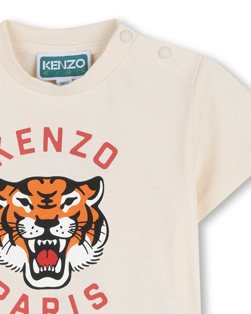 
  
    Kenzo
  
    Kids
  
 Baby Boys Beige Tiger T-Shirt