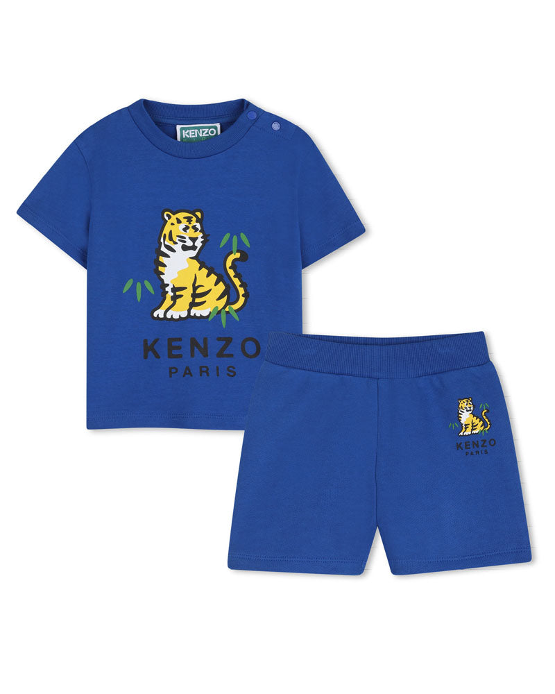 
  
    Kenzo
  
    Kids
  
 Baby Boys Blue Tiger T & Short Set
