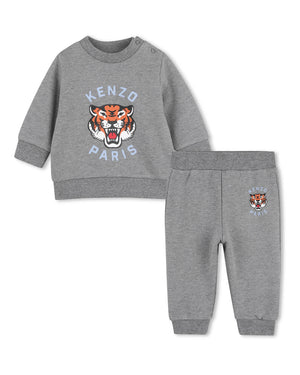 
  
    Kenzo
  
    Kids
  
 Baby Boys Grey Tiger Tracksuit