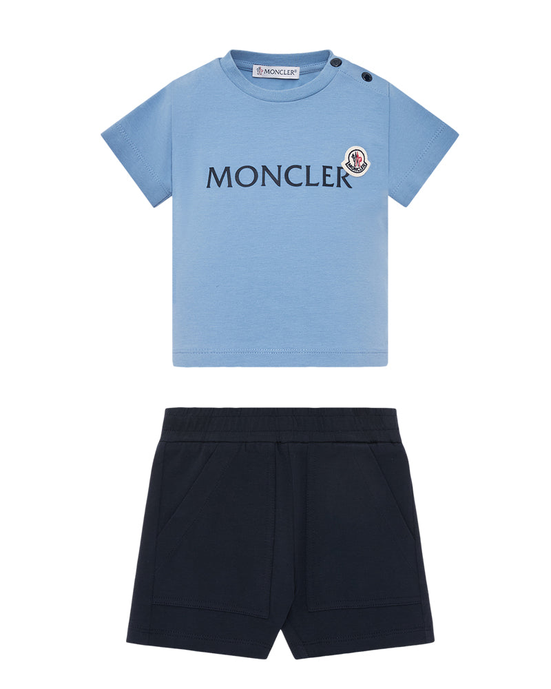 
  
    Moncler
  
    Enfant
  
 Baby Boys Blue T & Short Set