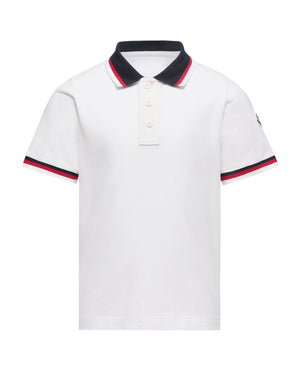 
  
    Moncler
  
    Enfant
  
 Boys White Cotton Polo
