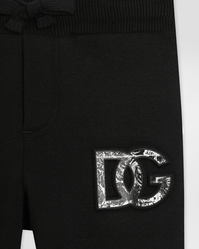 Baby Black Logo Track Pants