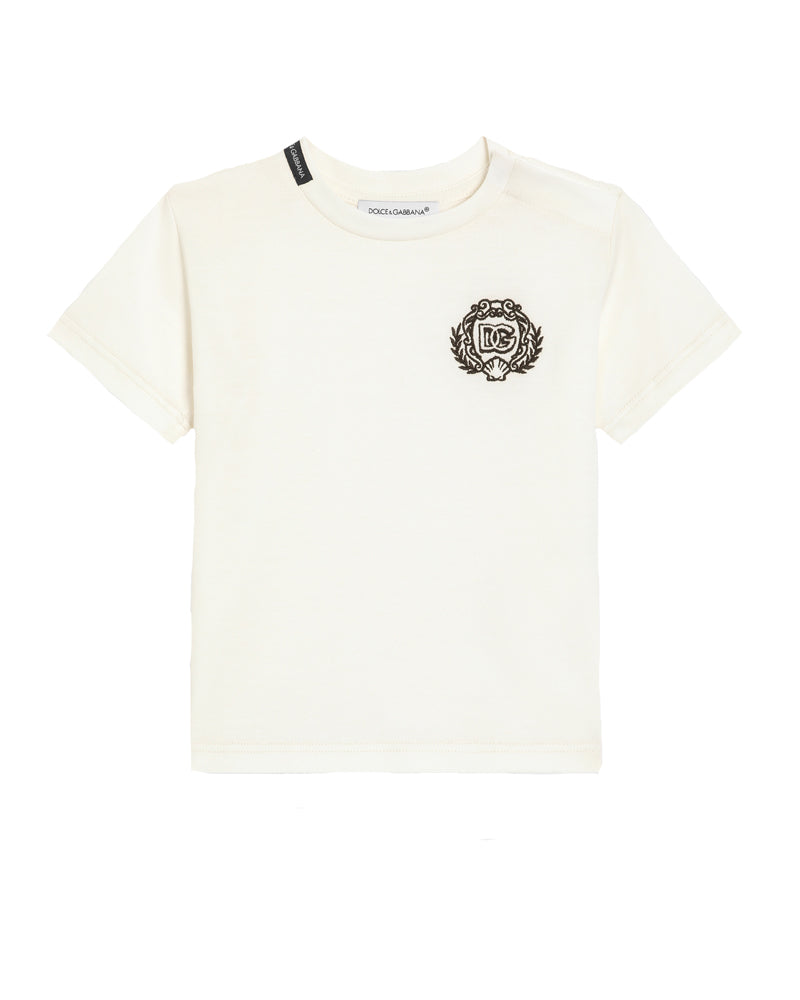 Baby White Crest T-Shirt