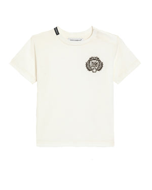
  
    Dolce
  
    &
  
    Gabbana
  
 Baby White Crest T-Shirt