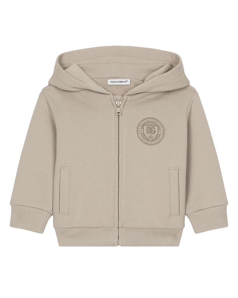 Baby Beige Palermo Zip Sweater