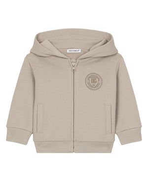 
  
    Dolce
  
    &
  
    Gabbana
  
 Baby Beige Palermo Zip Sweater