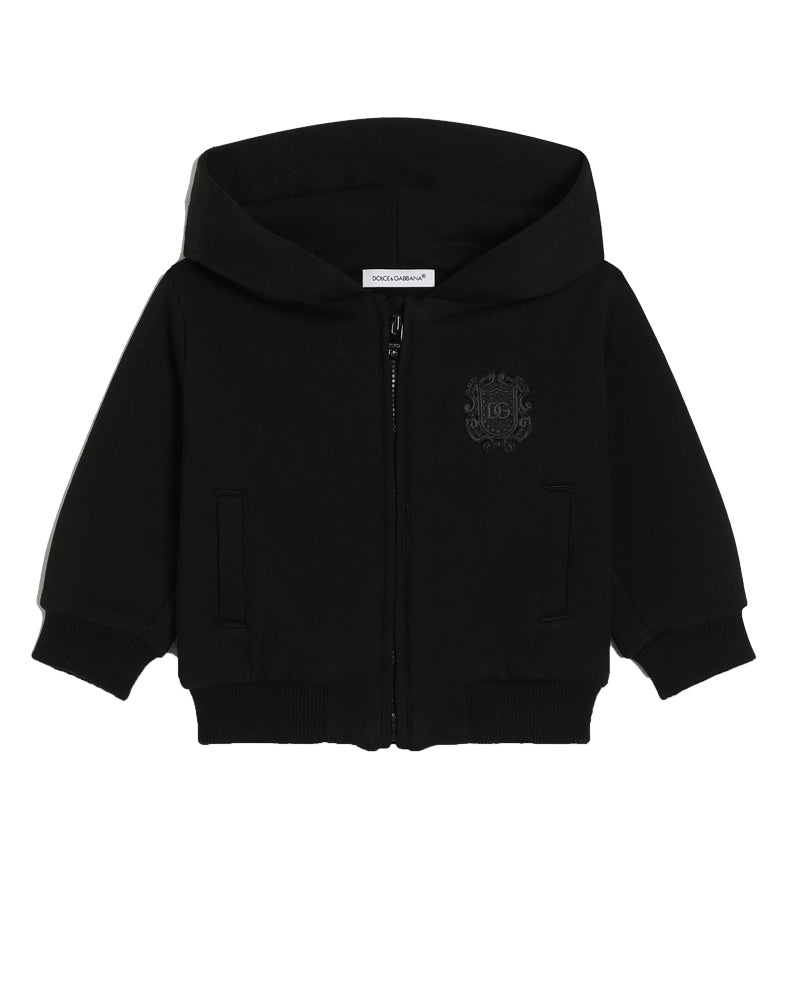 
  
    Dolce
  
    &
  
    Gabbana
  
 Baby Boys Black Zip Sweater