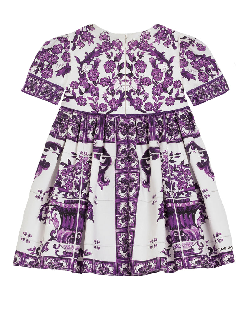 Baby Girls Purple Maiolica Dress