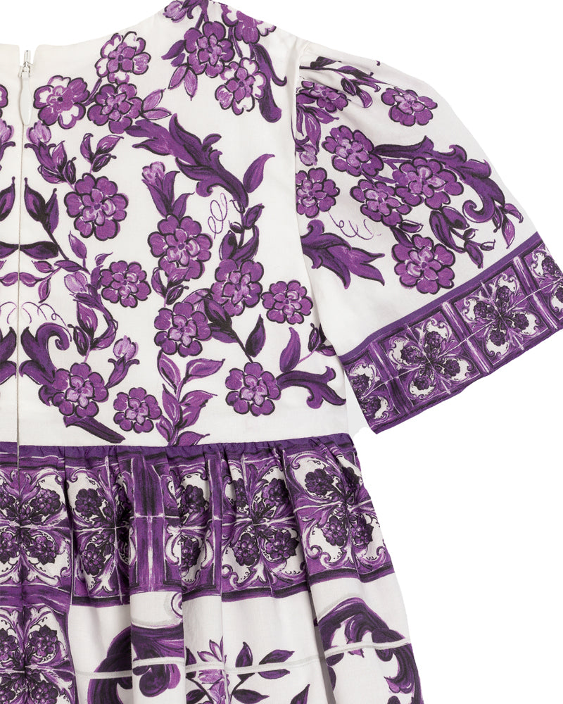 Baby Girls Purple Maiolica Dress