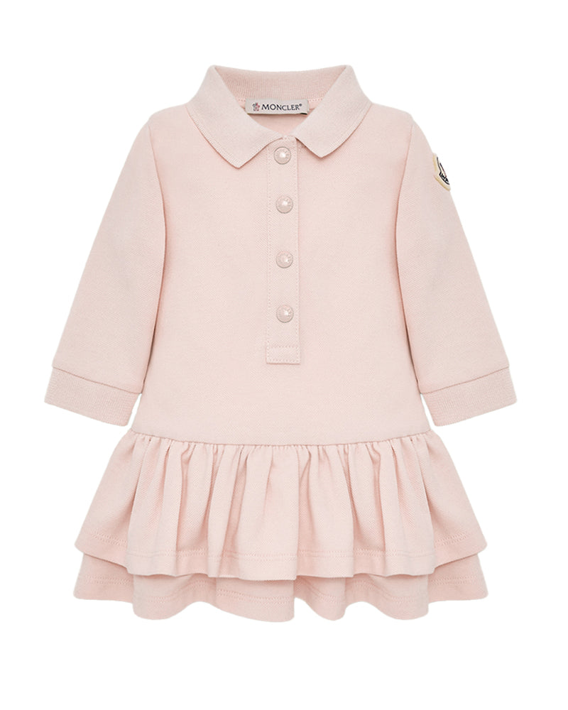 
  
    Moncler
  
    Enfant
  
 Baby Girls Pink Cotton Polo Dress