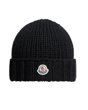 
  
    Moncler
  
    Enfant
  
 Black Knit Wool Hat