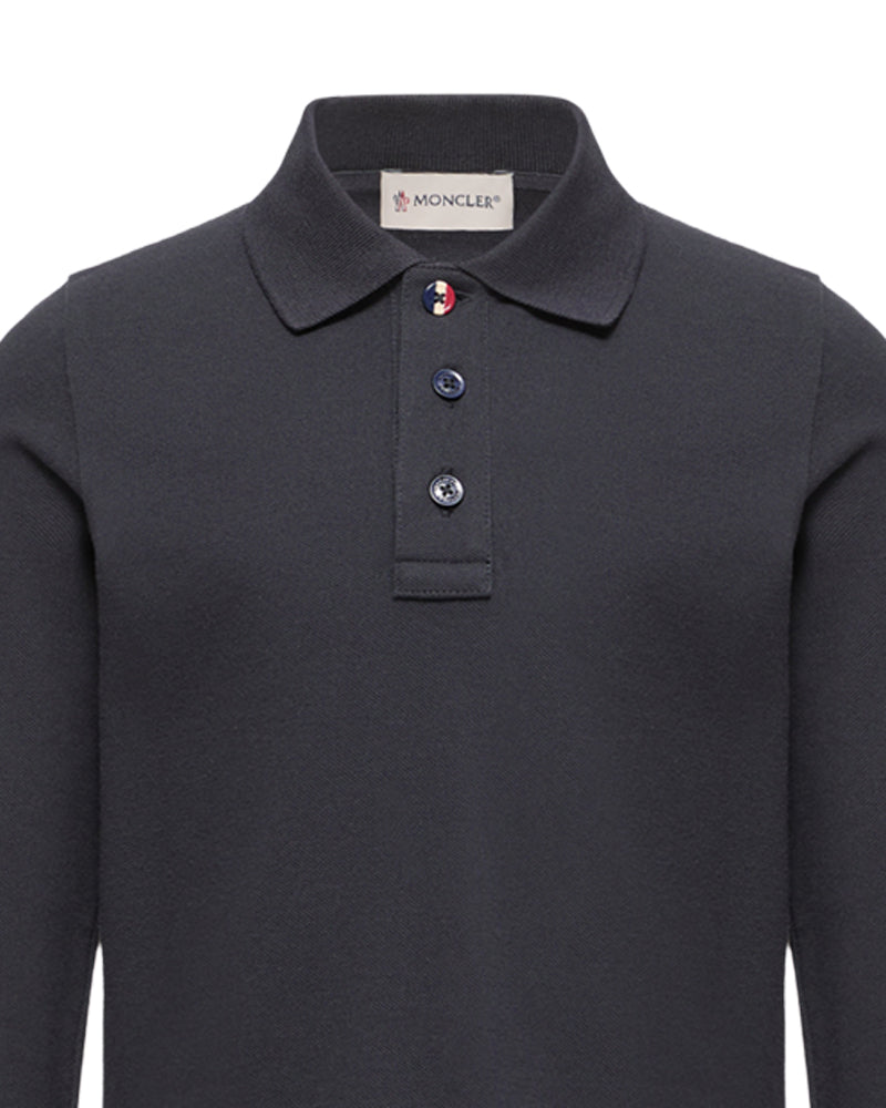 
  
    Moncler
  
    Enfant
  
 Boys Navy Cotton Polo