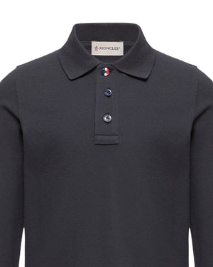 
  
    Moncler
  
    Enfant
  
 Boys Navy Cotton Polo
